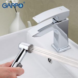 GAPPO bathroom faucet Deck Mounted Basin Sink Faucet mixer torneira Cold Hot Water Mixer tap grifo in hand shower set GA1207