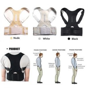 Aptoco Magnetic Therapy Posture Corrector Brace Shoulder Back Support Belt for Men Women Braces & Supports Belt Shoulder Posture