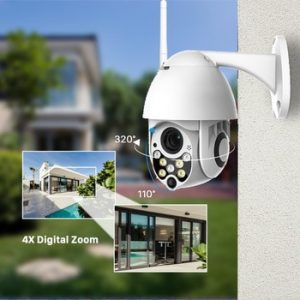 BESDER 1080P Cloud Storage Wireless PTZ IP Camera Speed Dome CCTV Security Cameras Outdoor ONVIF Two Way Audio P2P Camera WIFI