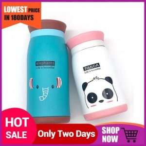 New Arrival 250ml/350ml Cartoon Thermos Cup Bottle Stainless Steel Thermocup Vacuum Thermal Mug Funny Birthday Couple Gift kid