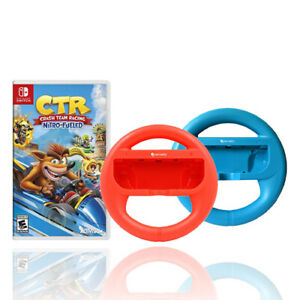 Crash Team Racing Nitro Fueled Nintendo Switch + Nintendo Switch Steering Wheel