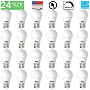 Sunco Lighting 24 Pack A15 Dimmable LED Bulb 8W (=60W) 6000K