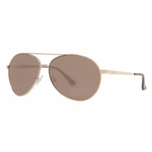 Kenneth Cole Reaction KC1184 0032E Men's Gold Brown Aviator Sunglasses