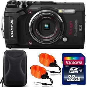 Olympus Tough TG-5 Waterproof Digital Camera Black With Premium Accessory Kit