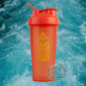 Blender Bottle Special Edition 28 oz Shaker Mixer Cup with Loop Top - Tiki