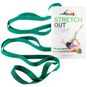 OPTP Stretch Out Strap with Instructional Exercise Booklet - Green