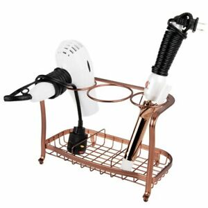 mDesign Bath Countertop Hair Care Styling Tool Organizer Holder