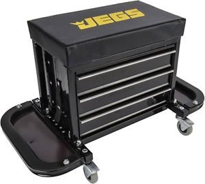 JEGS Performance Products 81155 3 Drawer Tool Box Stool