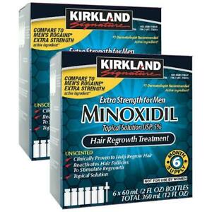 Kirkland Minoxidil 5% Extra Strength 12mo Supply Mens Hair Loss Treatment CHOP