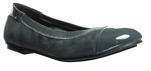 Vionic Womens Gray Spark Tiegan Slip On Ballet Flats