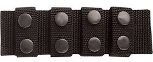 Tru-Spec 4109000 Black Ballistic Nylon Professional Duty Belt Keepers Pack of 4