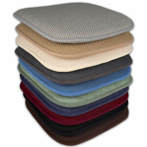 Memory Foam Honeycomb Non-Slip Chair/Seat 16" x 16" Cushion Pad 2