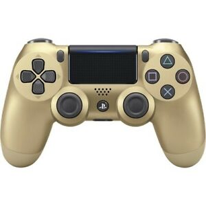 Sony DualShock 4 Wireless Controller Gold - Wireless - Bluetooth