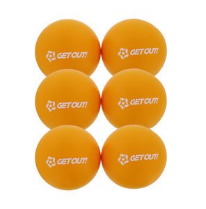 6” Inch Soft Latex-Free Foam Dodgeball Balls 6-Pack Set in Orange