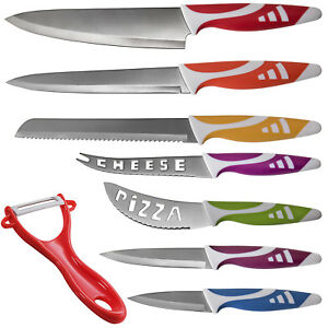 Professional Chef Knife Set Multi Use 8pc Gift Box for Home Kitchen Slice Cut