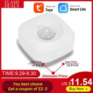 WIFI PIR Motion Sensor Wireless Passive Infrared Detector Security Burglar Alarm Sensor Tuya APP Control Smart Home