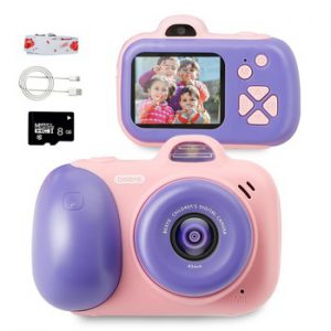 Beiens Kids Camera Digital Toy Children 800W Pixel Toddler Toys Camera 2inch IPS Colorful Screen educational toys Birthday Gifts