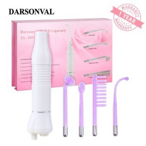 DARSONVAL Portable High Frequency Violet Purple Light Acne Spot Remover Face Massager Massageador Facial Skin Care Device SPA