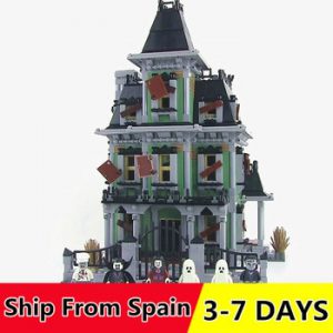 16007 2141PCS Haunted House Building Blocks Movie Series Toys Bricks Compatible with 10228 Christmas gift