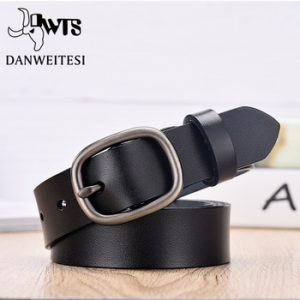 【DWTS】Women's Belt Fashion Women Female Belt Genuine  Leather Belts For Women Female Belt Pin Buckles Fancy Vintage for Jeans