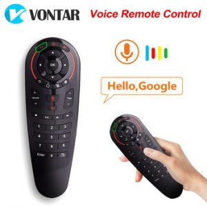 VONTAR G30 Voice Remote Control Air Mouse Wireless Mini Keyboard with IR Learning for Android TV Box PC