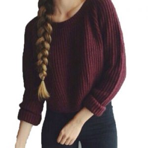 Autumn winter women sweaters and pullovers korean style long sleeve casual crop sweater slim solid knitted jumpers sweater mujer