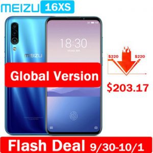 Global ROM Meizu 16XS 6GB RAM 16 XS Smart Phone Snapdragon 675 6.2" 48MP Triple Camera AI Front 16MP 4000mAh GPS wifi