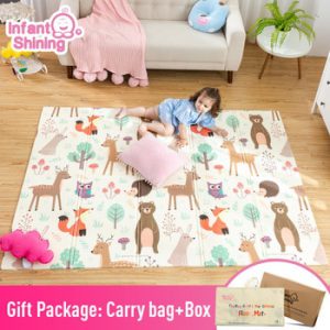 Infant Shining Baby Play Mat Xpe Puzzle Children's Mat Thickened Tapete Infantil Baby Room Crawling Pad Folding Mat Baby Carpet