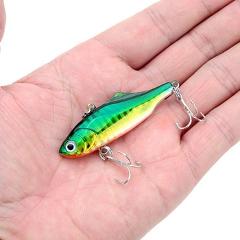 WALK FISH 1Pcs 6cm 14g Winter Fishing Lures Plastic VIB Hard Bait Lead Inside Vibration Fishing Tackle Wobbler Lure