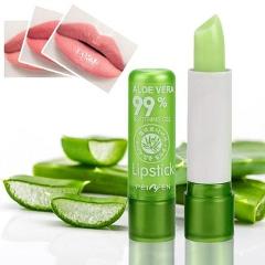 PNF Moisture Lip Balm Aloe Vera Natural Lipbalm Temperature Changed Color Lipstick Long Lasting Nourish Protect Lips Care Makeup