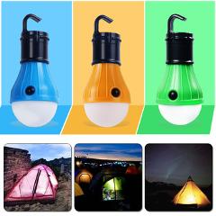 Waterproof Portable Flashlights Tent Lamp LED Bulb Emergency Night Light Camping Lantern for Camping Hiking Outdoor AAA Battery