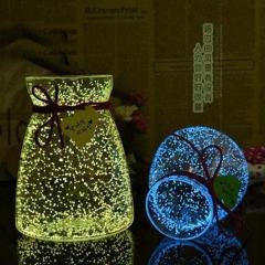 Hoomall Magic Fluorescent Glow In The Dark Luminous Party Bright Paint Star Wishing Bottle Particle Luminous Sand Child Gifts