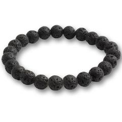 Black Lava Natural Stone Beads Bracelets for Women Vintage Design Volcanic Rock Tiger Eye Bead Strand Bracelet Men Jewelry Gifts