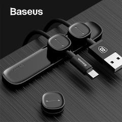 Baseus Magnetic Cable Protector USB Charger Cable Organizer Workstation USB Date Cable Holder Desktop Silicone Cable Winder Clip