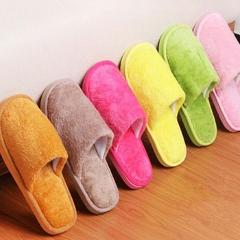 New Women Winter Slippers Shoes Soft Plush Cotton Non-Slip Floor Indoor Furry Shoes Slipper For House Home