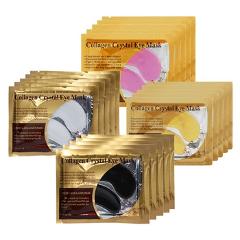 10Pcs=5Pair Gold Crystal Collagen Eye Mask Eye Patches For Eye Care Dark Circles Remove Anti-Aging Wrinkle Skin Care