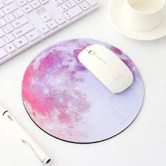 Round Mouse Pad Planet Series Mat Earth/Venus/Mars/Mercury/Jupiter/Pluto/Rainbow Moon/Black Moon Computer Peripherals Accessory