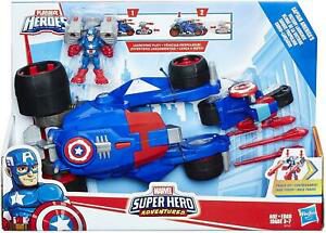 Captain America's Vicorty Launcher Playskool Marvel Super Heroes Adventures CHOP