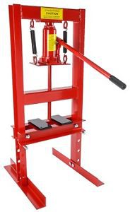 JEGS 81518 Hydraulic Shop Press 6-Ton Bench Top Mount