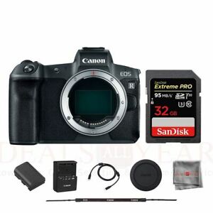 Canon EOS R Mirrorless Digital Camera Body SanDisk 32GB Extreme PRO Memory Card