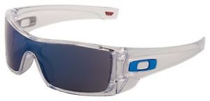 Oakley Batwolf Sunglasses OO9101-07 Polished Clear | Ice Iridium Lens | BNIB