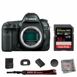 Canon EOS 5D Mark IV Digital SLR Camera Body SanDisk 32GB SDHC Memory Card