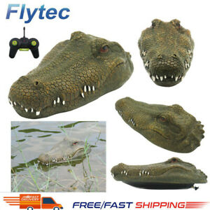 Flytec V002 2.4G Remote Control Electric Racing Boat Crocodile Head RC Spoof Toy