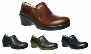 Alegria Womens Eryn Leather Clogs