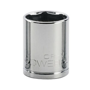 Powerbuilt 1/2" Drive 6 Pt. Metric Socket 22mm - 940099