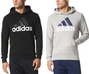 New With Tags Mens Adidas Essential Linear Athletic Hoodie Hooded Sweatshirt