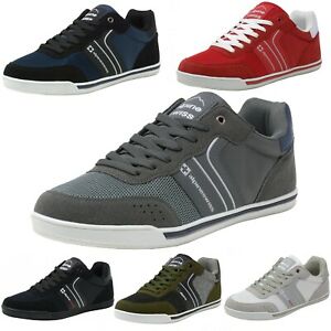 Alpine Swiss Liam Mens Fashion Sneakers Suede Trim Low Top Lace Up Tennis Shoes