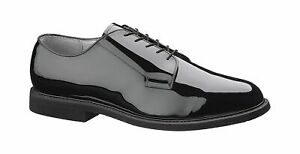 Bates 007-B Mens Premium High Gloss Leather Sole Uniform Shoe FAST FREE USA SHIP