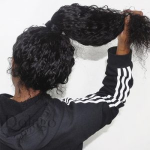 Curly 360 Lace Frontal Wig With Baby Hair Deep Wave Bob Transparent 13x6 Lace Front Human Hair Wigs 370 Fake Scalp Full Dolago
