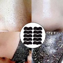 10PCS Bamboo Charcoal Blackhead Remover Deep Nose Pore Cleasing Strip Nose Sticker Pig Nose Mask Charcoal Pore Strip Deep Clean